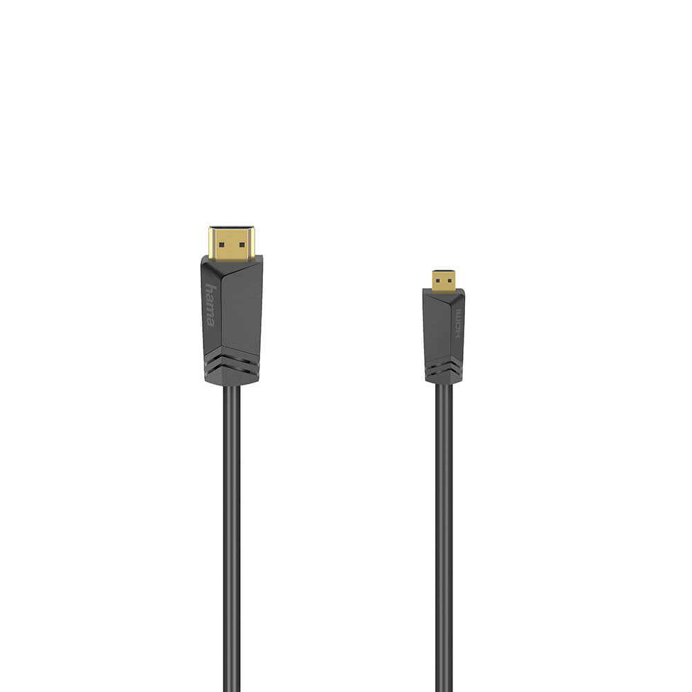 hama-hama-cable-hdmi-high-speed Type A-D 4K 18 Gbit/s 1.5m Black